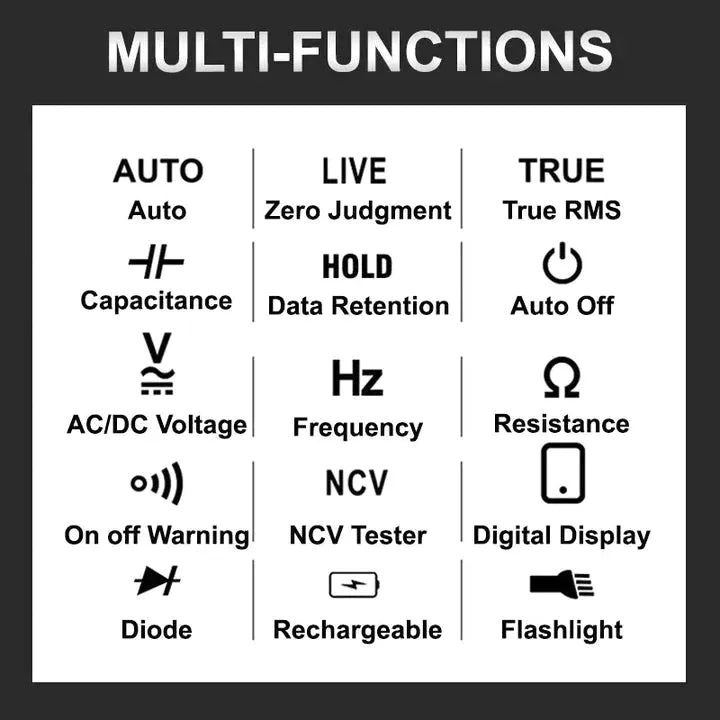 2024 New Smart Digital Multimeter
