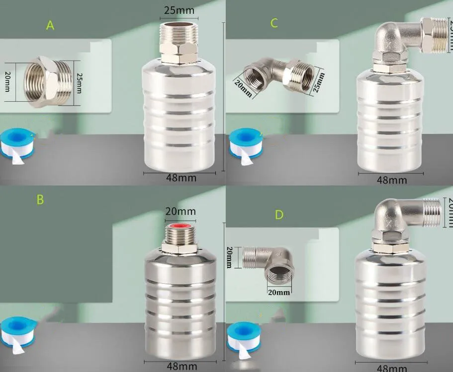  304 stainless steel water level control float valve