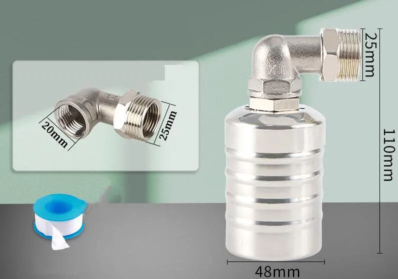  304 stainless steel water level control float valve