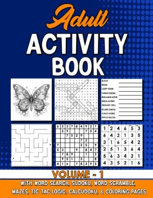 Adult Activity Book Volume - 1