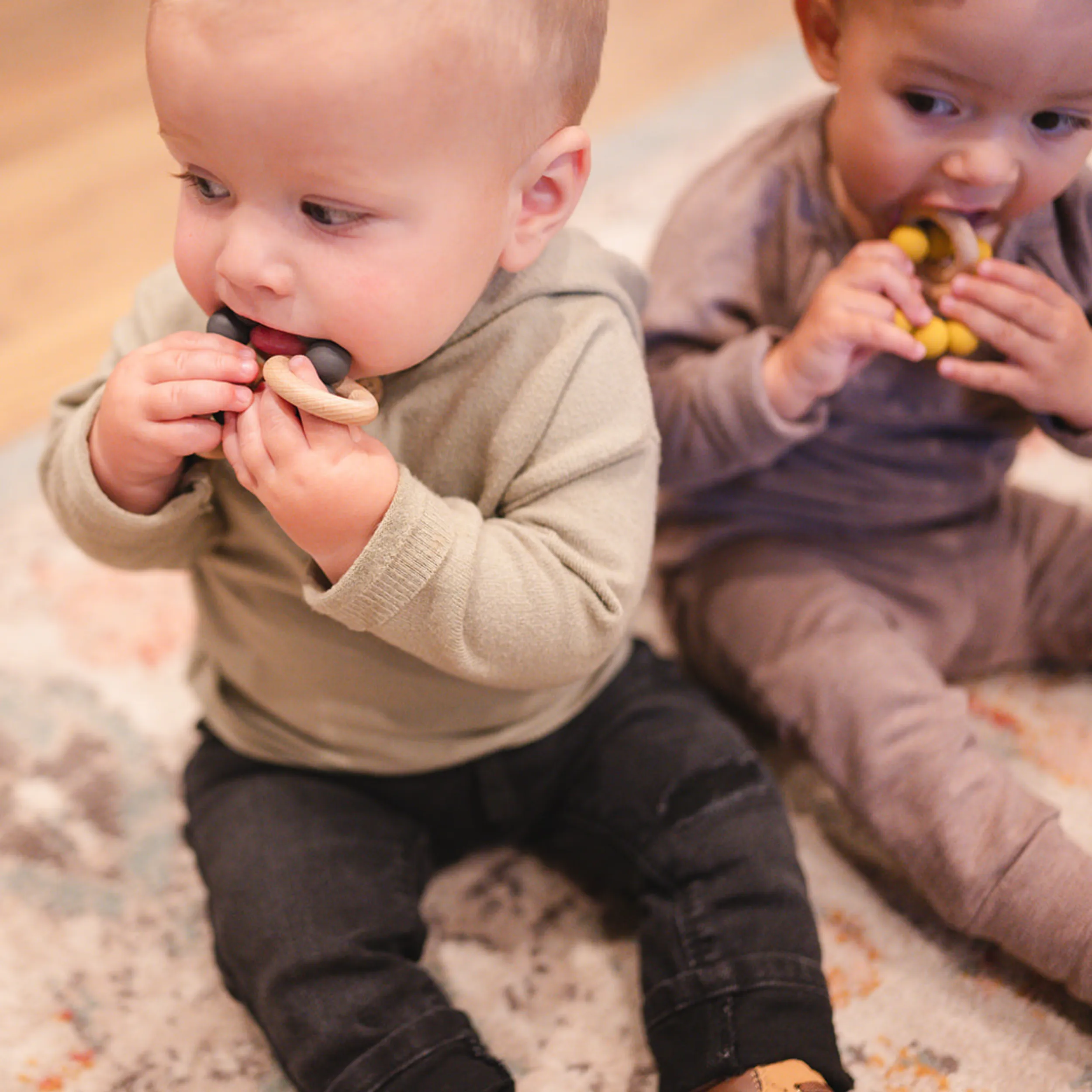 Babeehive Goods Apricot Teething Ring