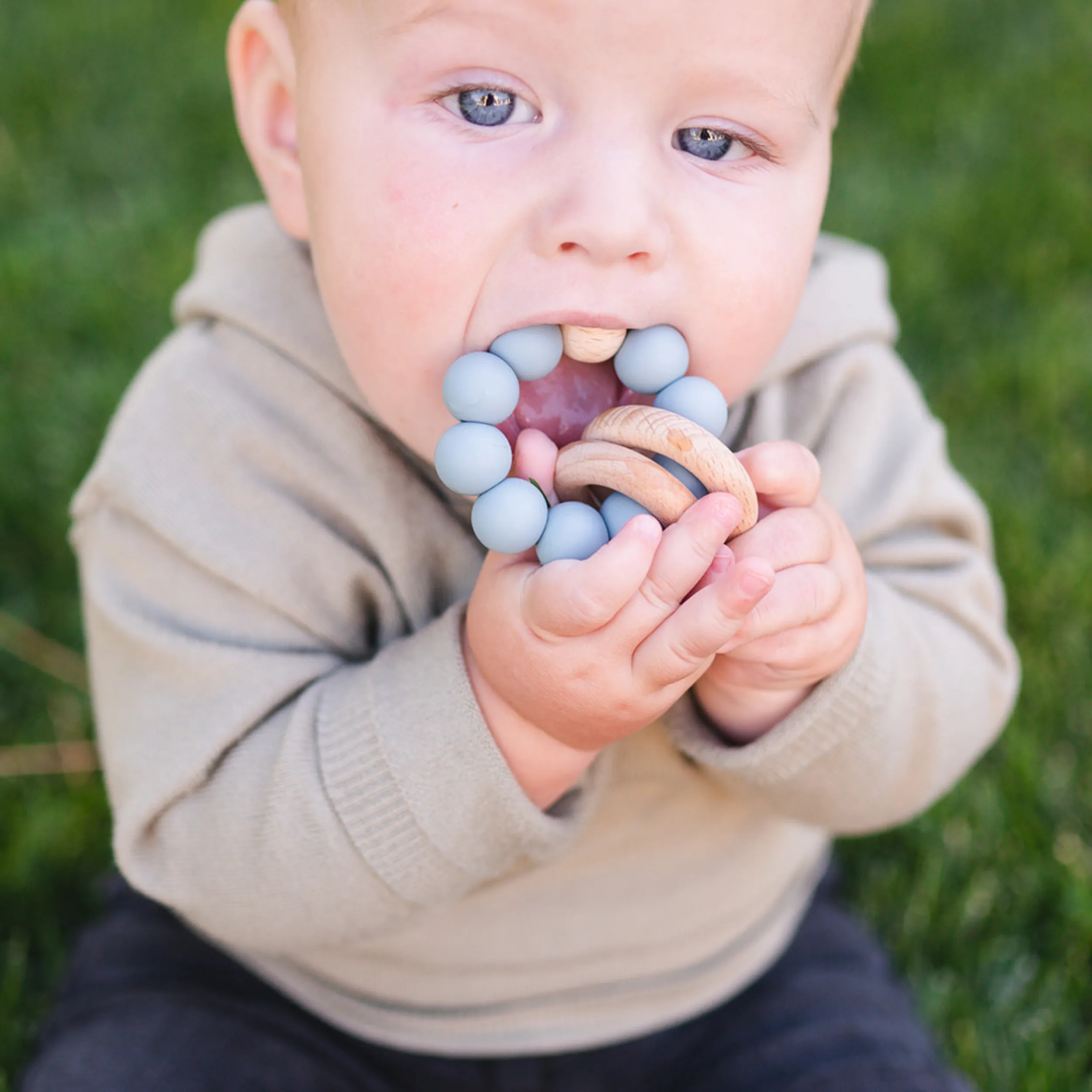 Babeehive Goods Apricot Teething Ring