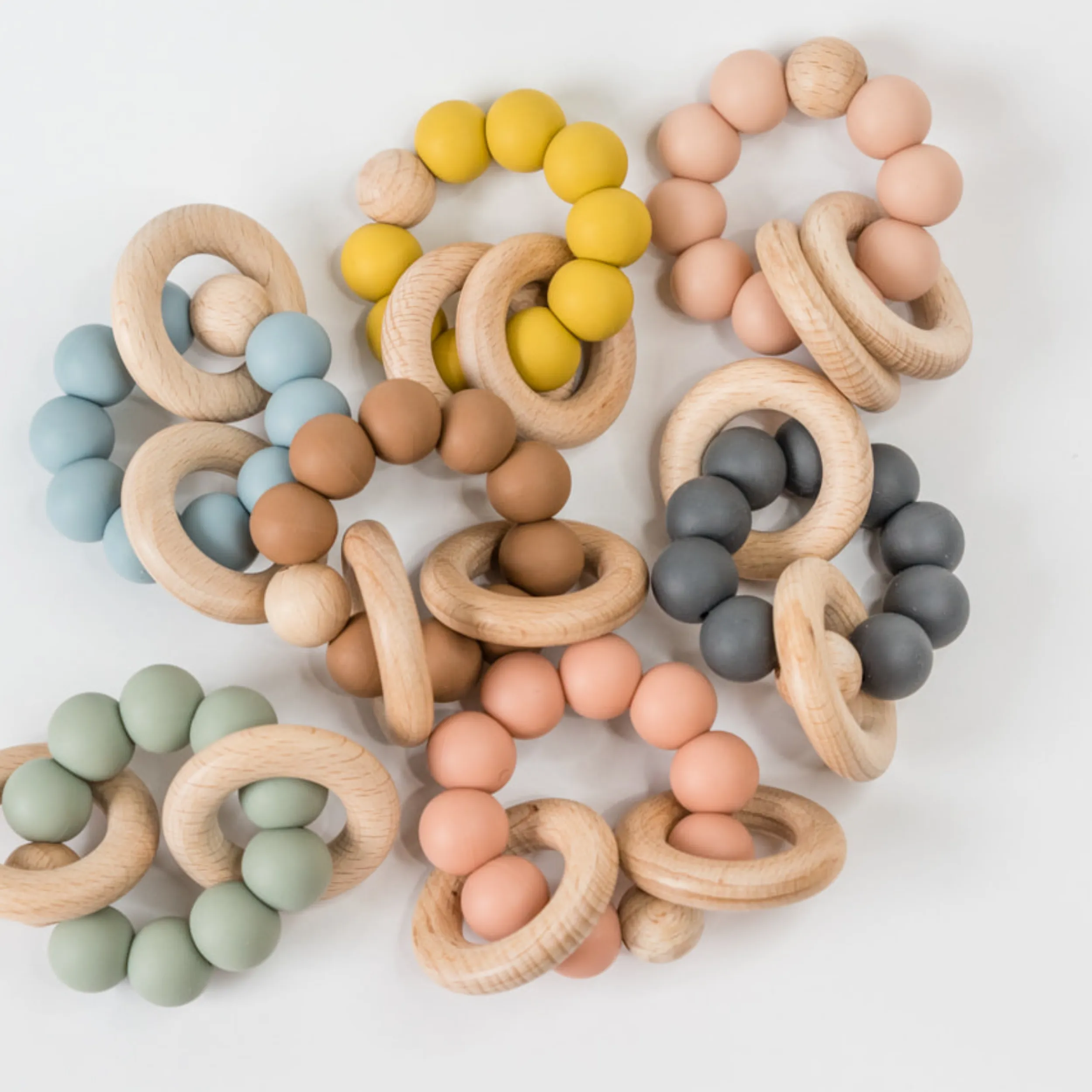 Babeehive Goods Apricot Teething Ring