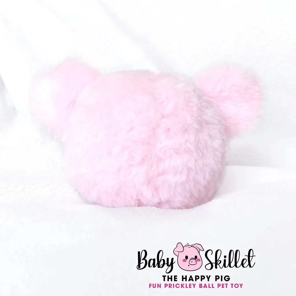 Baby Skillet the Pig Rough Play Squeaky Ball Dog Toys for Small Medium Dogs