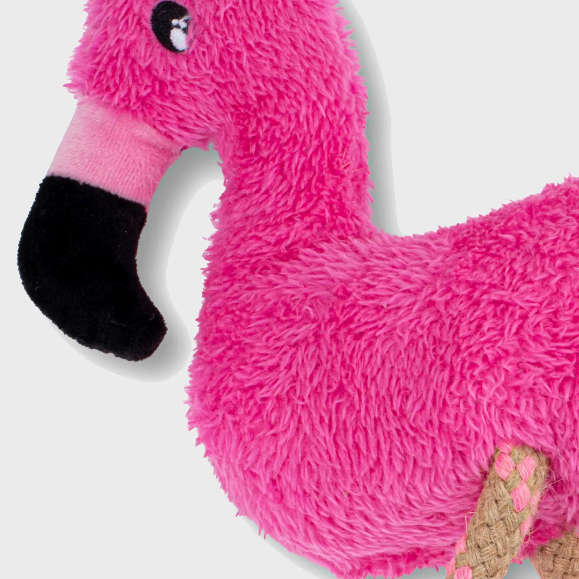 Beco Recycled Soft Dog Toy, Fernando the Flamingo