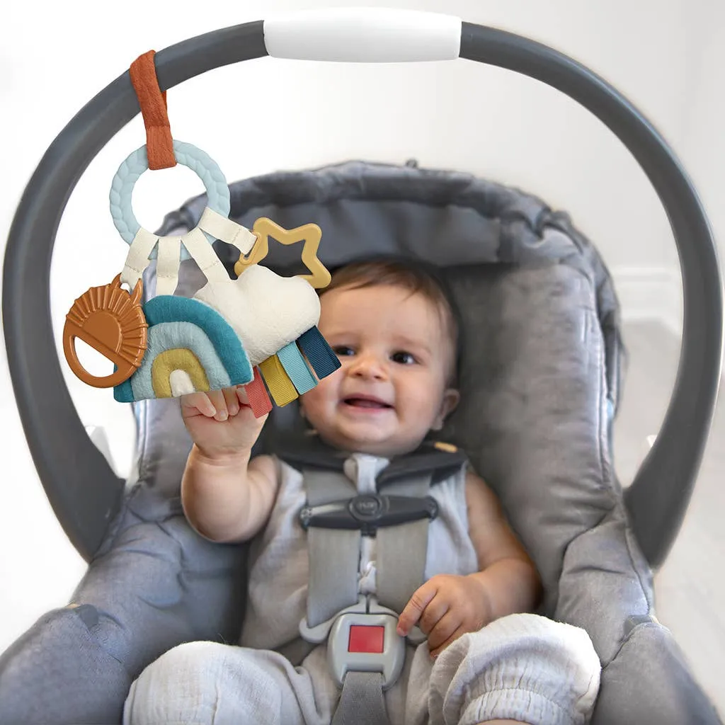 Bitzy Busy Ring™ Teething Activity Toy: High Contrast