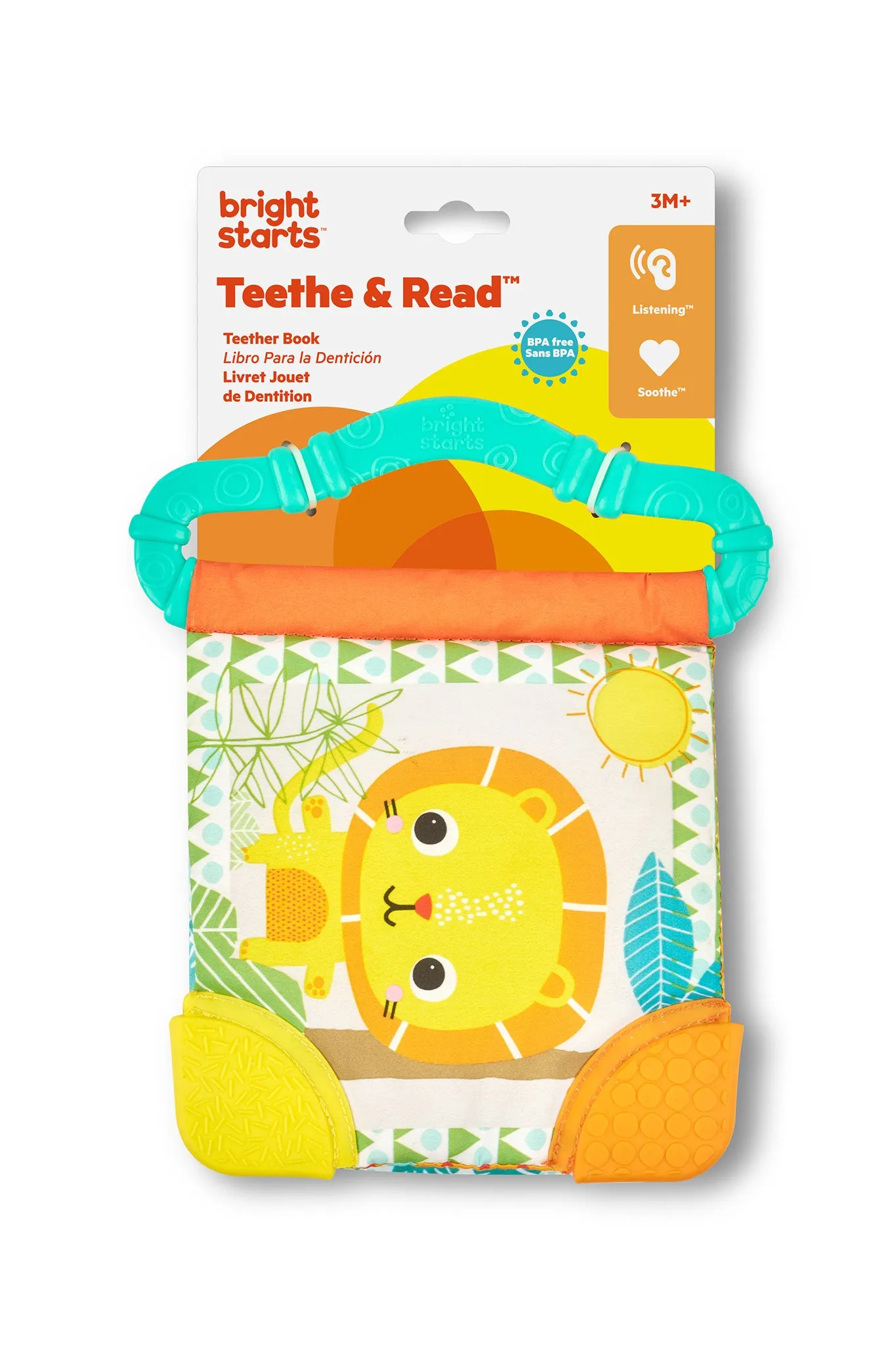 Bright Starts Teethe & Read Soft Book Toy