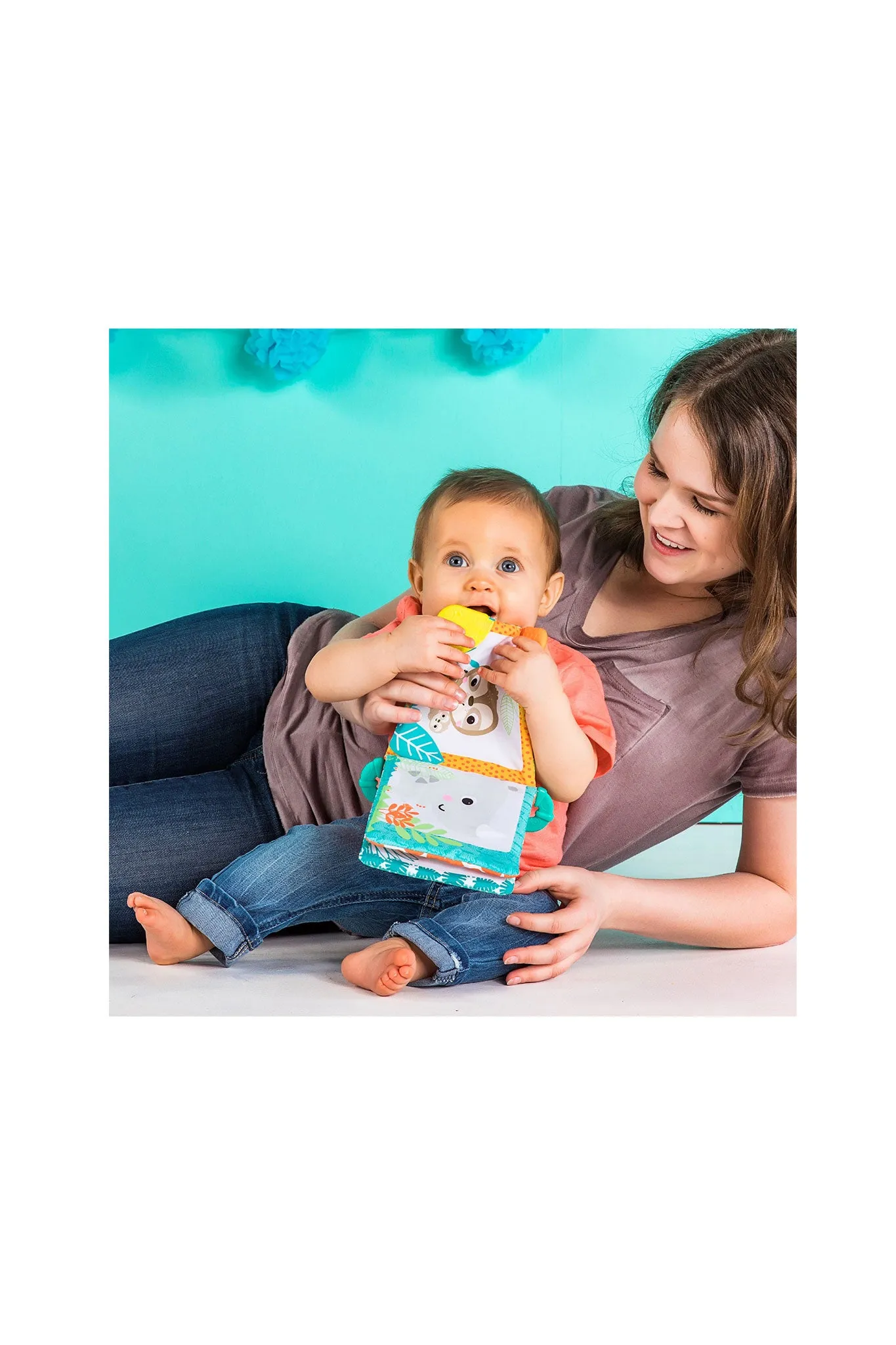 Bright Starts Teethe & Read Soft Book Toy