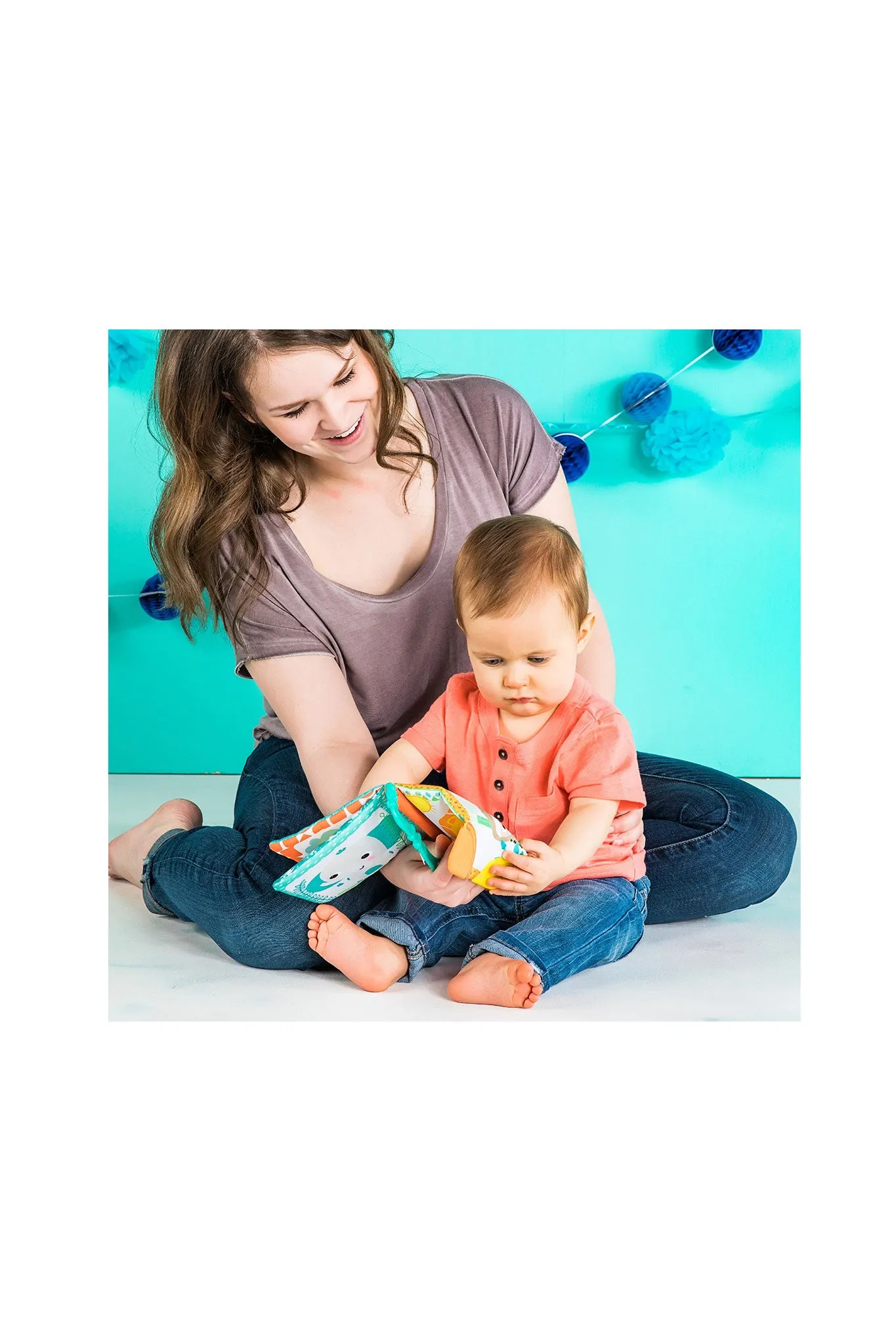 Bright Starts Teethe & Read Soft Book Toy