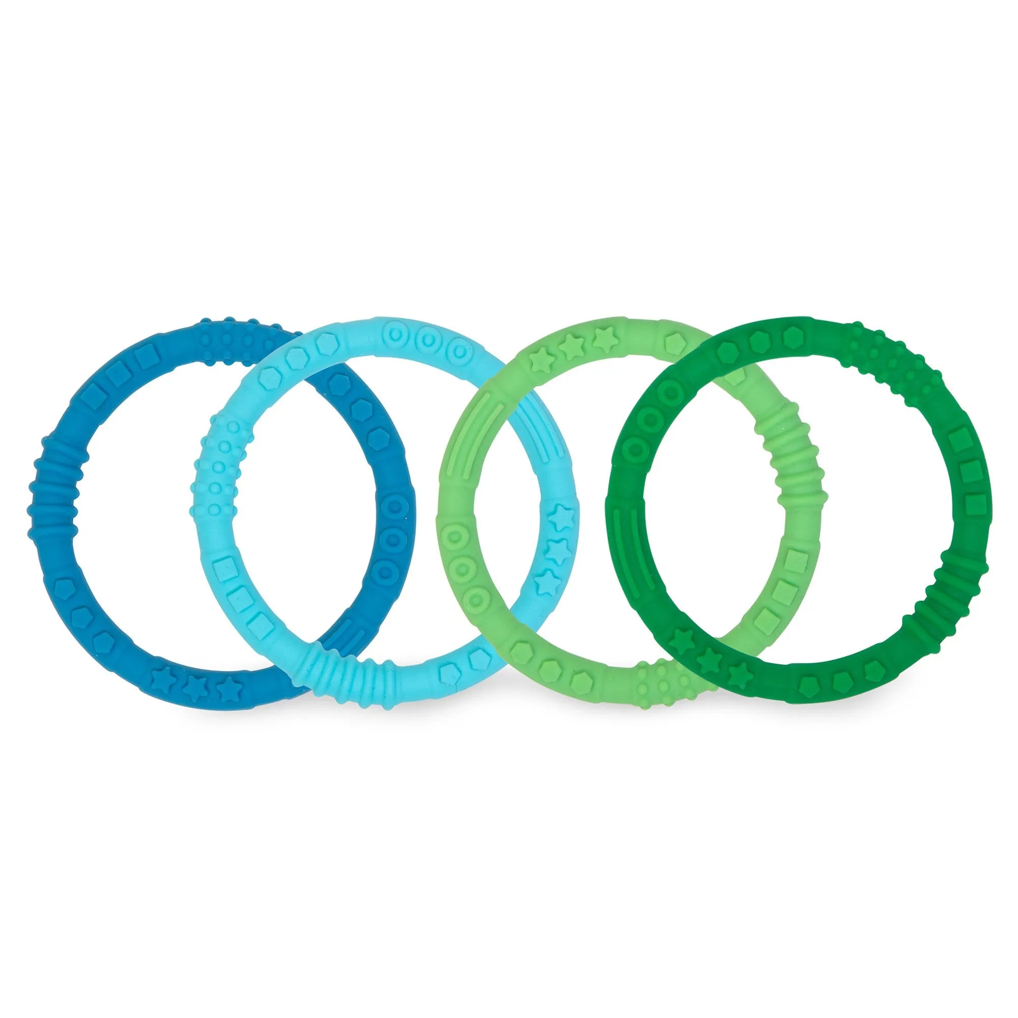 Bumkins Silicone Teething Rings Summer