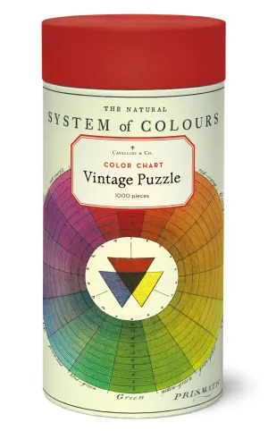 Cavallini & Co. Color Wheel 1000 Piece Puzzle