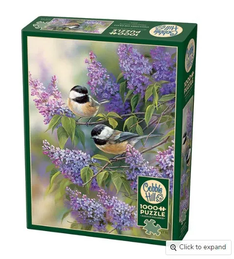 CHICKADEES AND LILACS PUZZLE (1000 PCS)