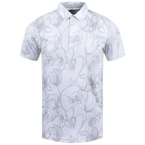 Cloudspun Stems Polo Bright White/High Rise - SS23