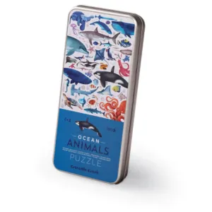 Crocodile Creek 150 pc tin puzzle - ocean animals