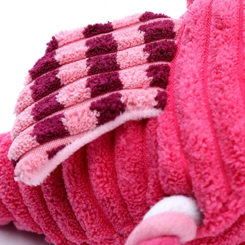 Cute and Durable Plush Squeaky Dog Toys in Animal Shapes