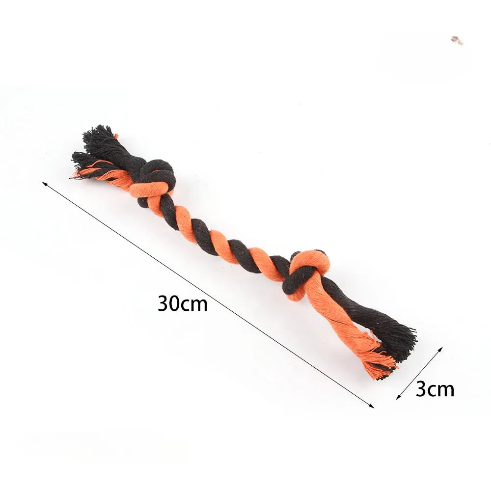 Dog Chew Toys - Durable Knot Rope Ball and Dumb bell
