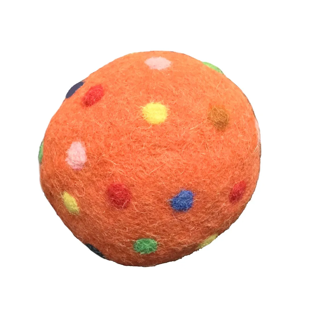 Dog Toy I Ball I 100% Wool Felt | Pet Toy