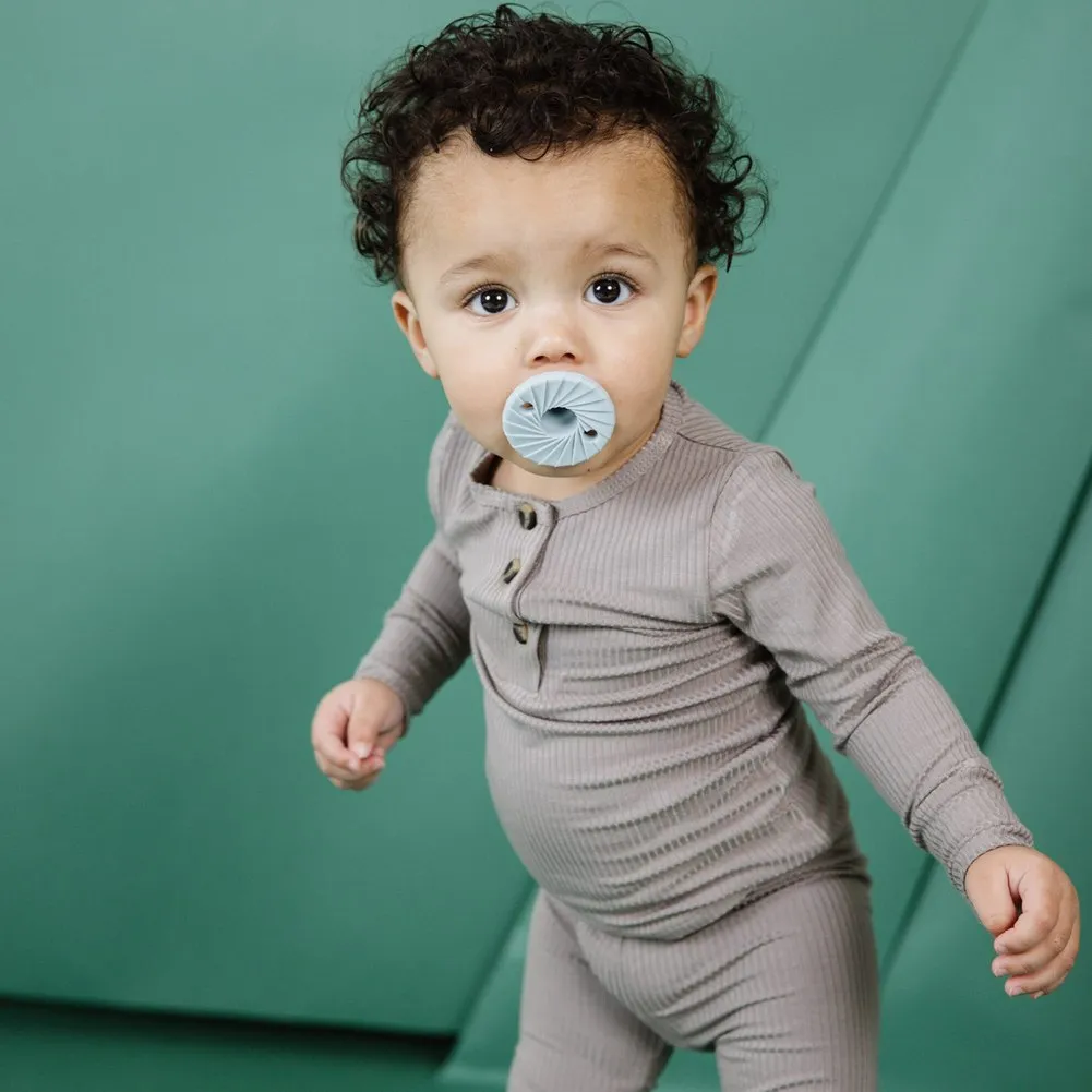 Doodle & Co. Tokyo Pop Pacifier - Cream/Coal (Stage 1, 0 Months and up)