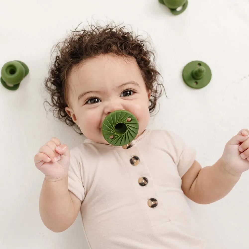 Doodle & Co. Tokyo Pop Pacifier - Cream/Coal (Stage 1, 0 Months and up)