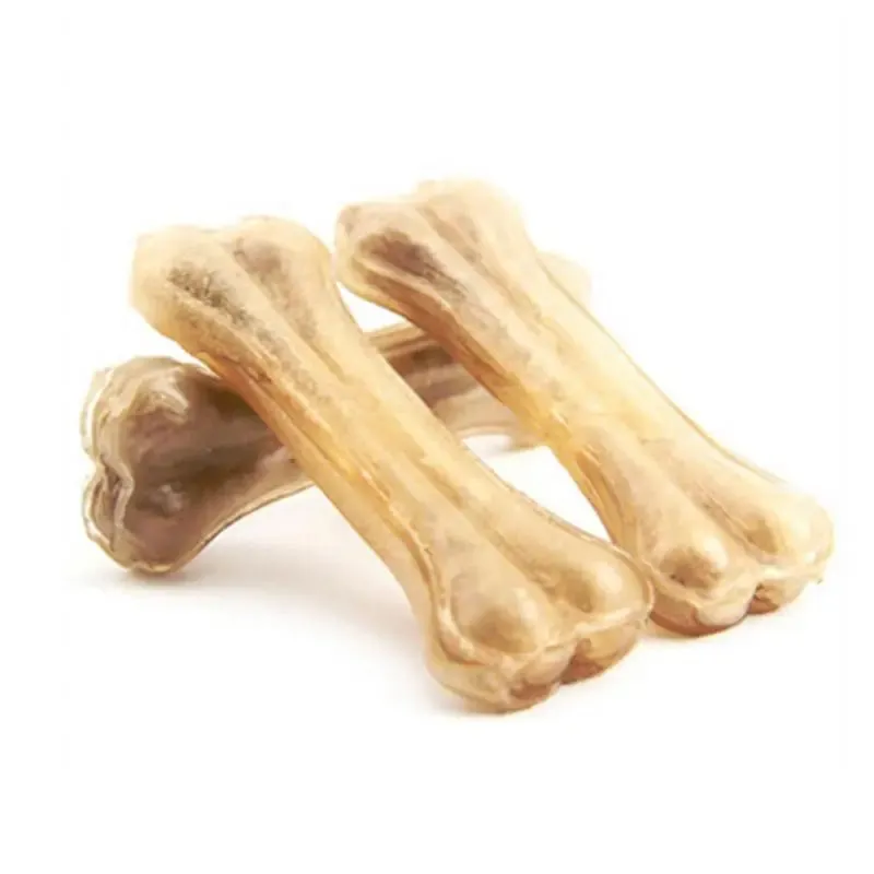 Durable Cowhide Chew Bones for Medium & Large Dogs