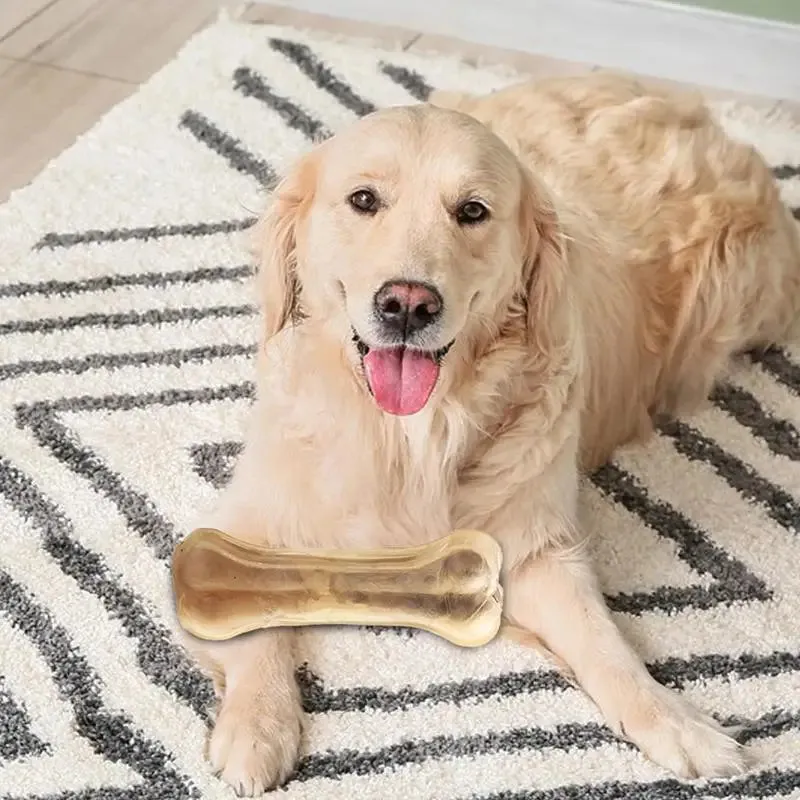 Durable Cowhide Chew Bones for Medium & Large Dogs