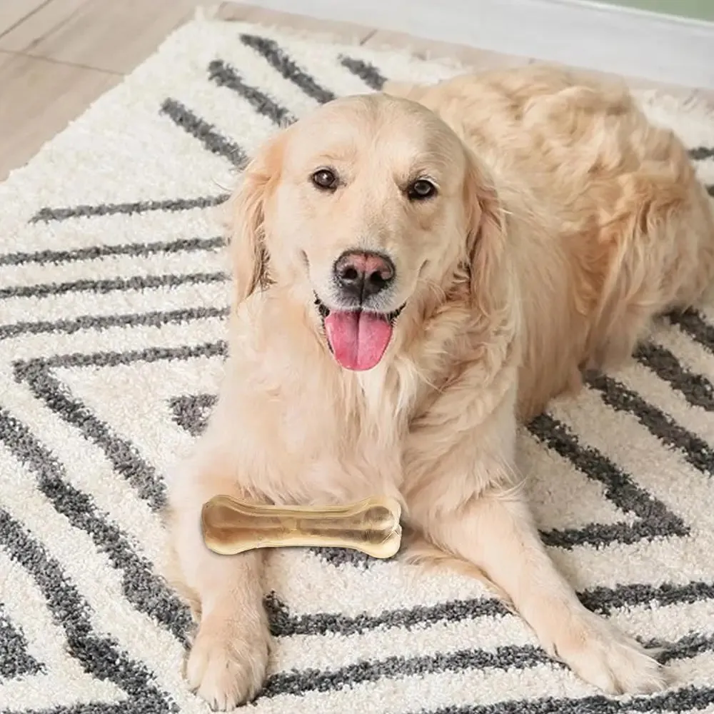 Durable Cowhide Chew Bones for Medium & Large Dogs