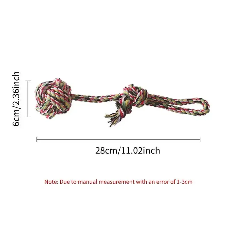 Durable Knot Rope Chew Toy for Pets