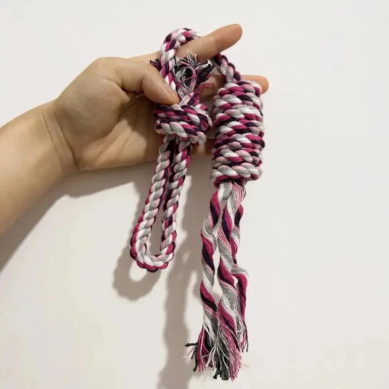 Durable Knot Rope Chew Toy for Pets