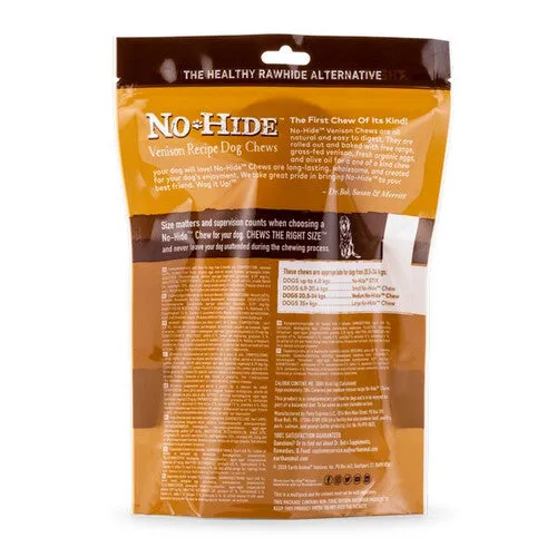 Earth Animal No Hide® Venison Medium Chews Dog Treat 2pk - 120g