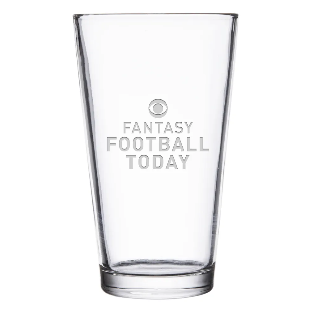 Fantasy Football Today Podcast Logo Laser Engraved Pint Glass