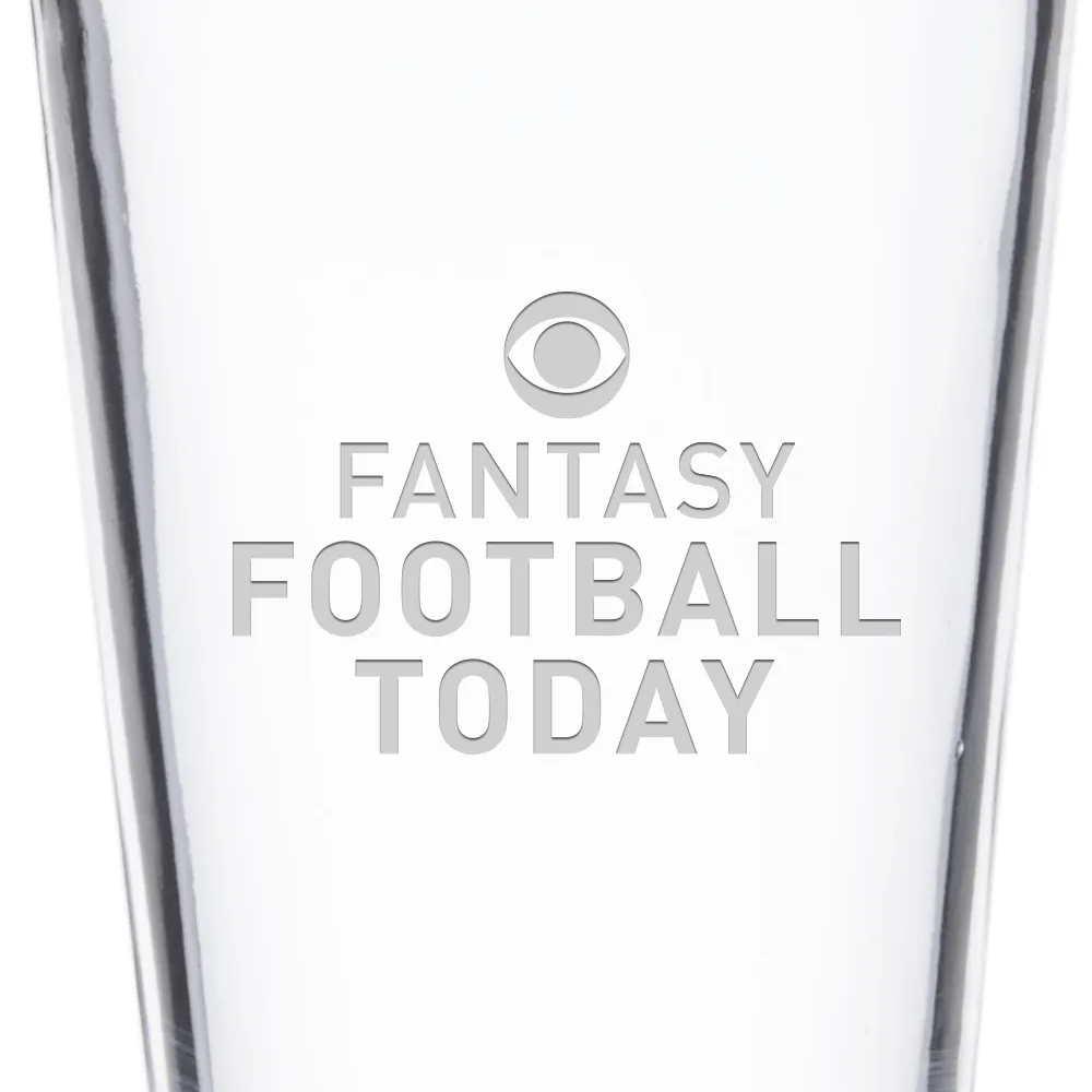 Fantasy Football Today Podcast Logo Laser Engraved Pint Glass