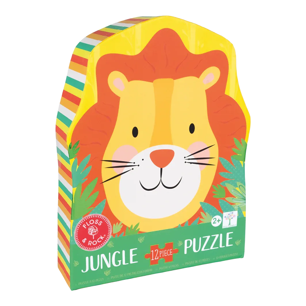 Floss & Rock Lion Jigsaw Puzzle - 12 Pieces