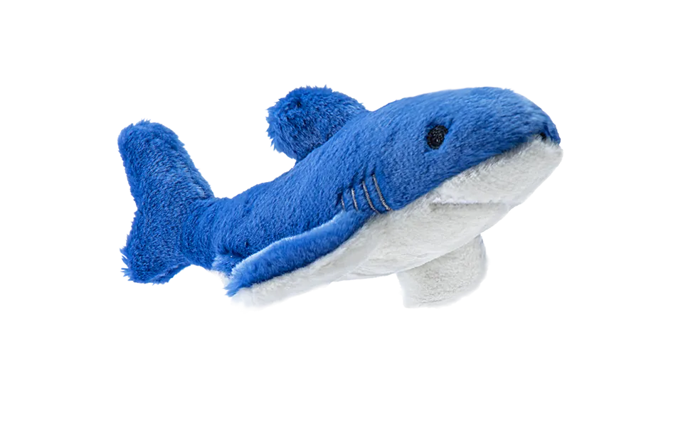 Fluff & Tuff Burce The Shark Plush Dog Toy