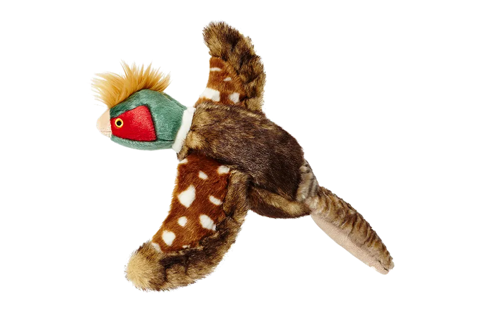 Fluff & Tuff Ike Pheasant Plush Dog Toy - Wholesale