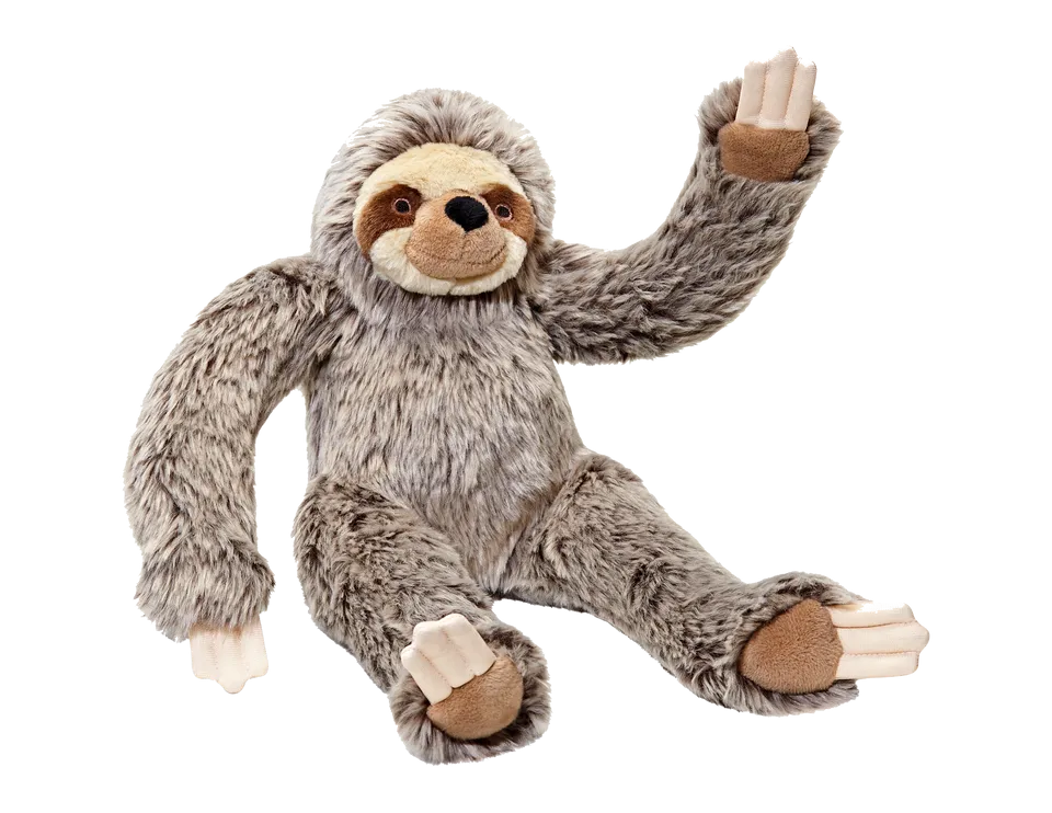 Fluff & Tuff Tico Sloth Plush Dog Toy - Wholesale