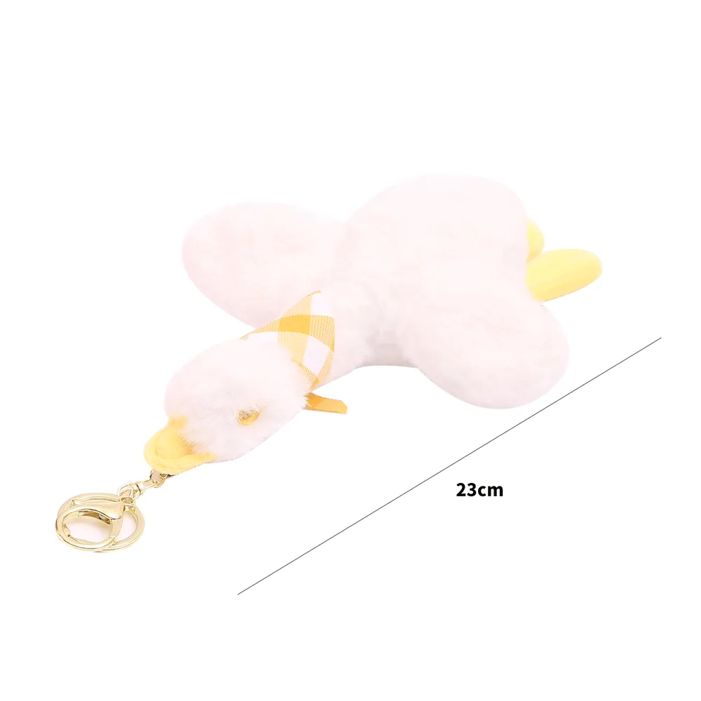 Flying Duck Theme  Plush Keychain.