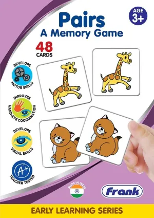 Frank Pairs A Memory Game 48 Cards for Ages 3 & Above