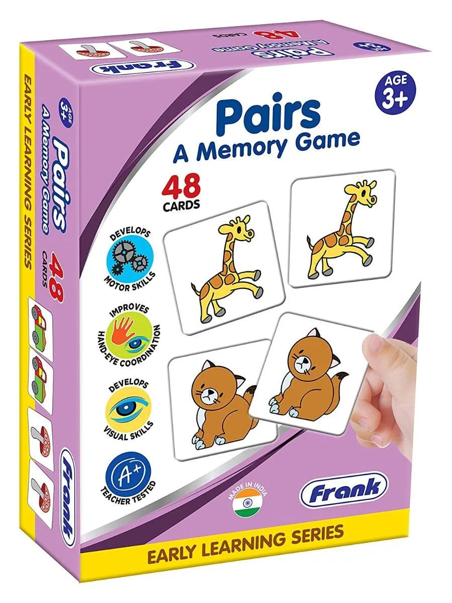 Frank Pairs A Memory Game 48 Cards for Ages 3 & Above