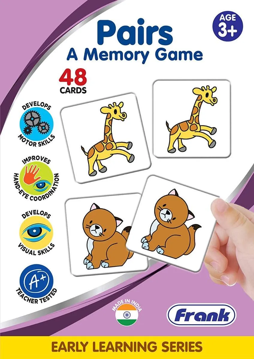 Frank Pairs A Memory Game 48 Cards for Ages 3 & Above