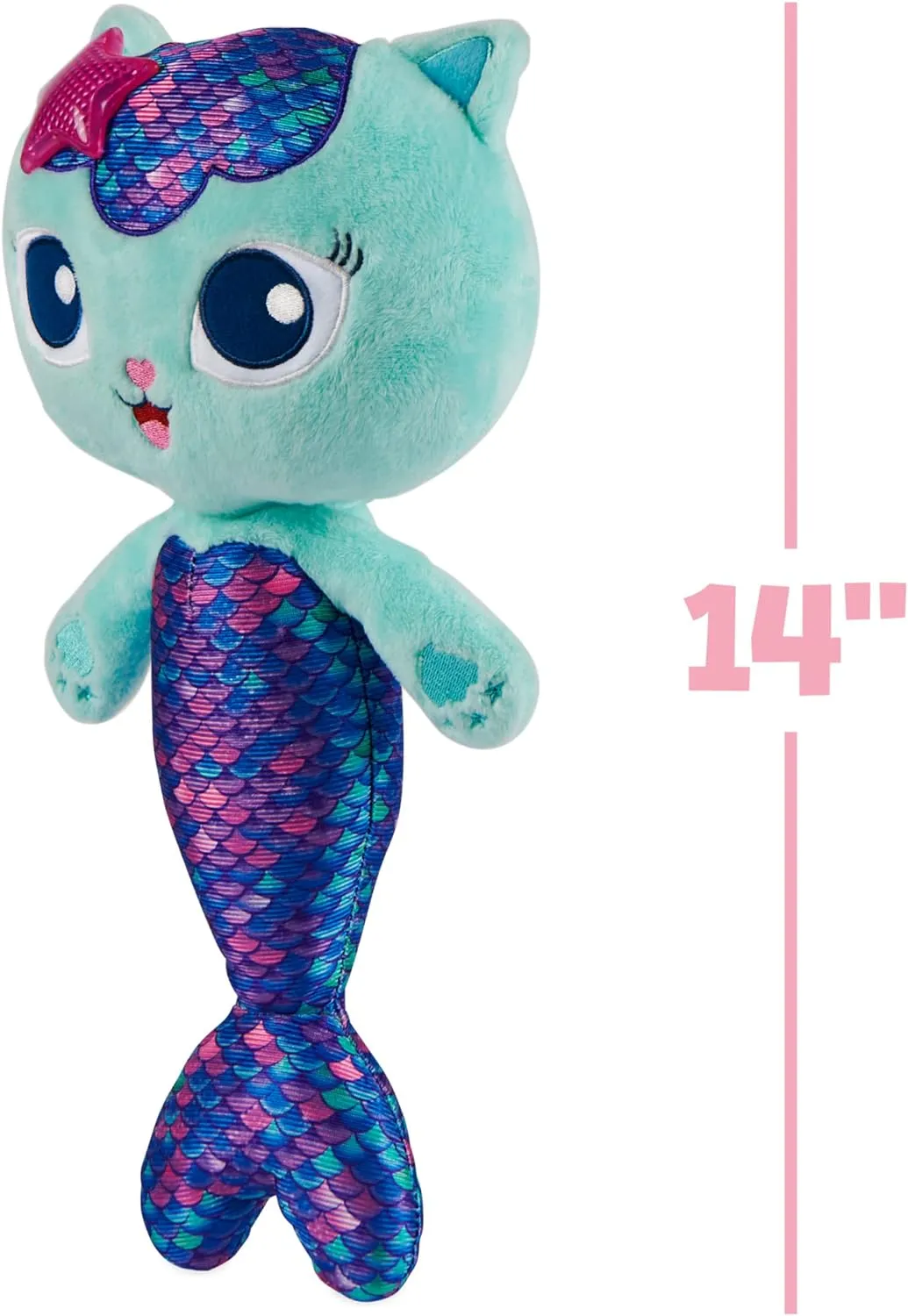 Gabby's Dollhouse Feature MerCat Plush