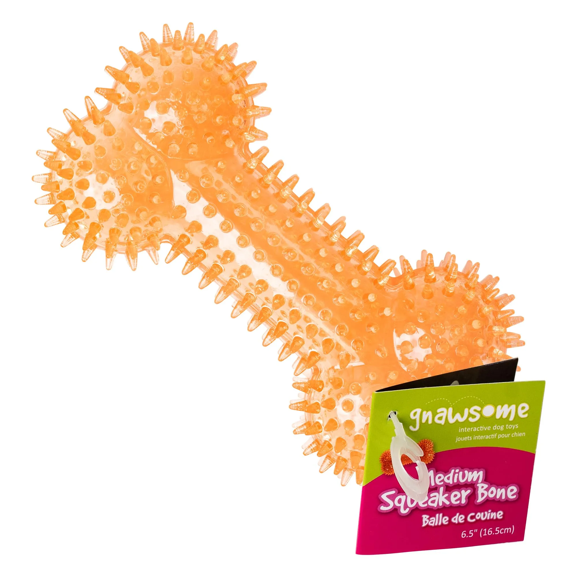 Gnawsome Medium Squeaker Bone Toy