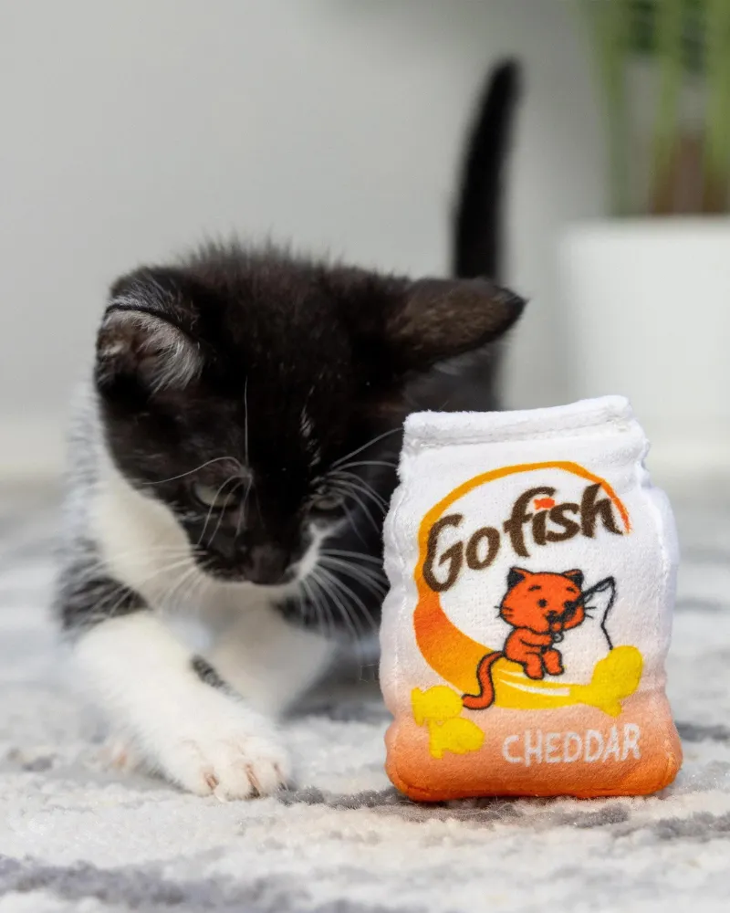 Gofish Cheddar Plush Catnip Toy