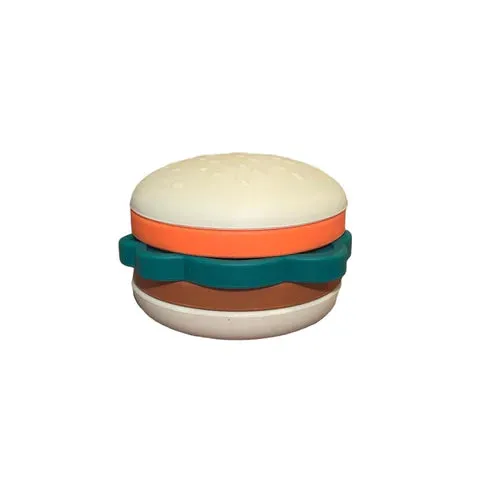 Hamburger Silicone Stacker Teether