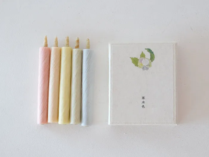 Haze Handmade 5 Candle Set: Botanical Colours