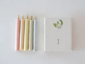 Haze Handmade 5 Candle Set: Botanical Colours