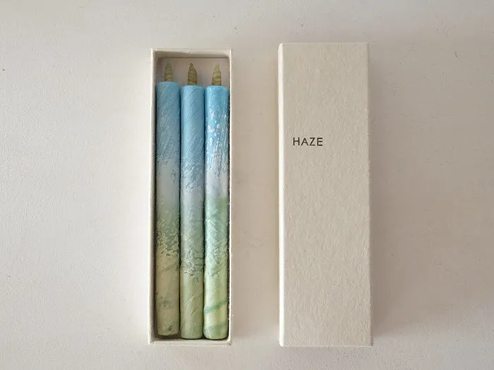 Haze Handmade Candle Set: 'Cypresses by Vincent Van Gogh (1889)'