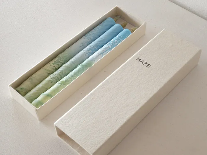 Haze Handmade Candle Set: 'Cypresses by Vincent Van Gogh (1889)'