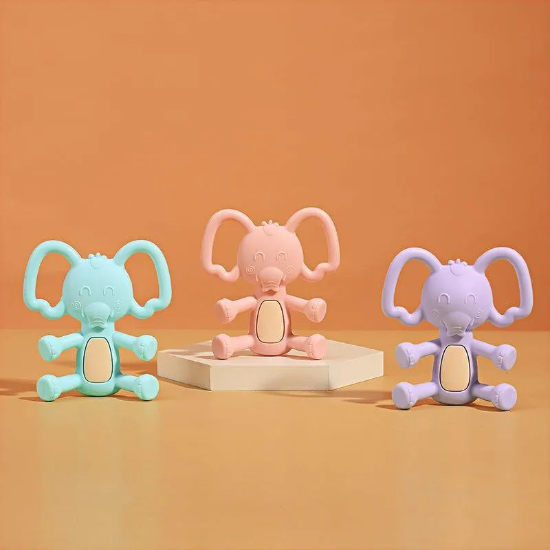 High Quality Elephant Shape Teether for Babies to Soothe their Gums