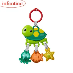 Infantino Jingle Sea Charms Turtle Rattle _ 0M 