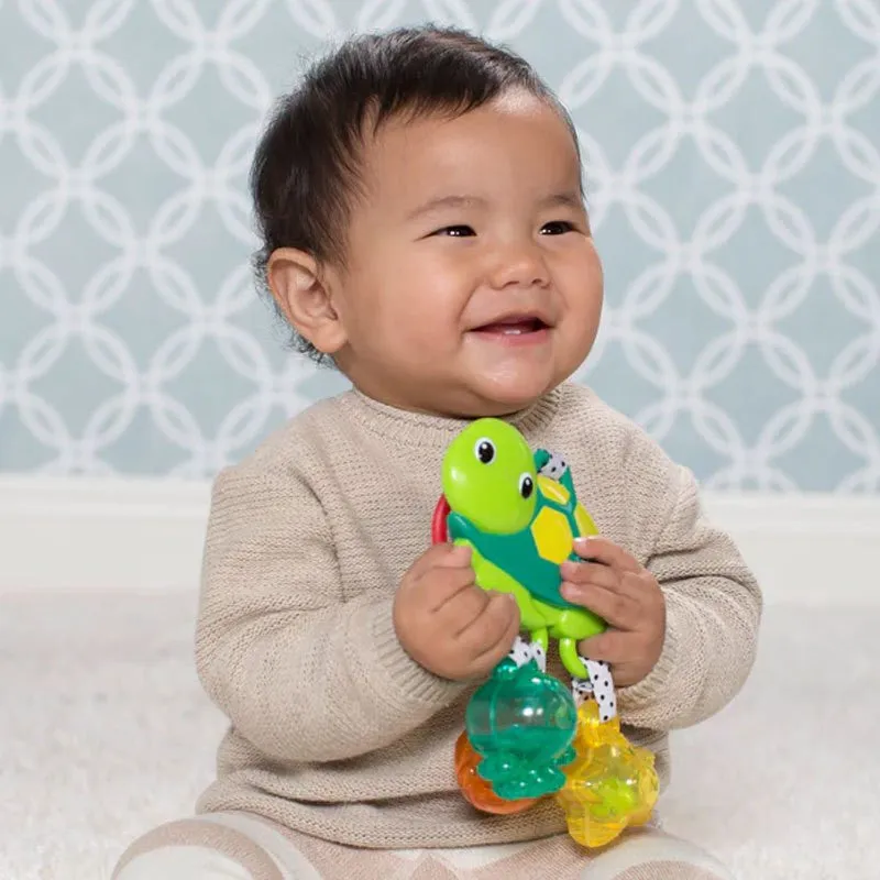 Infantino Jingle Sea Charms Turtle Rattle _ 0M 